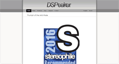 Desktop Screenshot of dspeaker.com